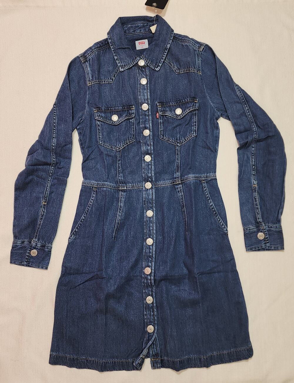 Levi's denim Flynn Western Dress size XS W28''x33''